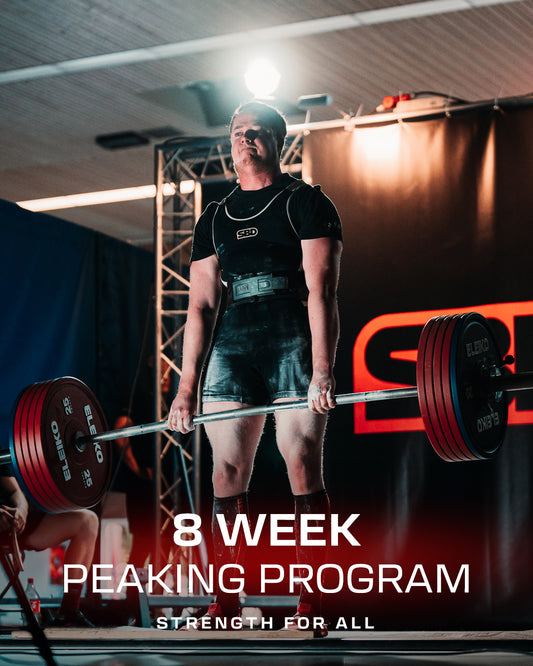Peaking powerlifting program